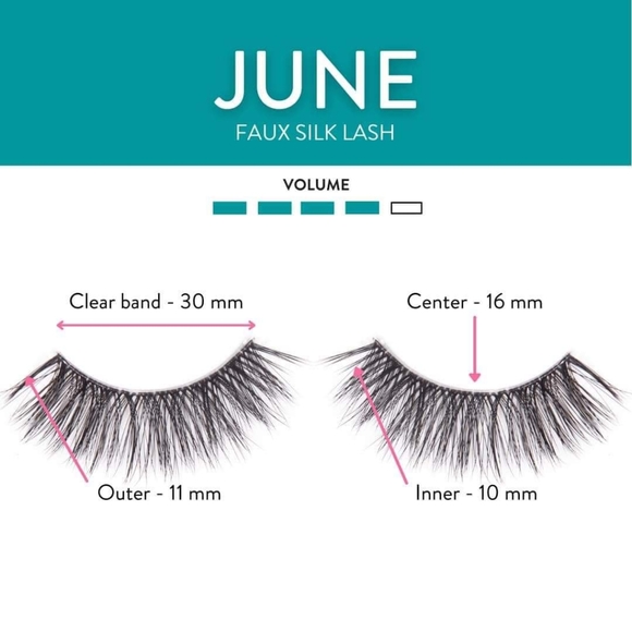 Red Aspen Brooke Reusable Faux Silk Lashes - Picture 3 of 3